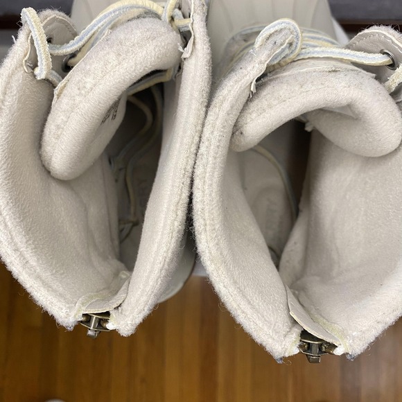 Sperry Snow Boots Womens Size 8 Beige Wool Duck Ankle Wedge Quarter STS80396 - Picture 7 of 10